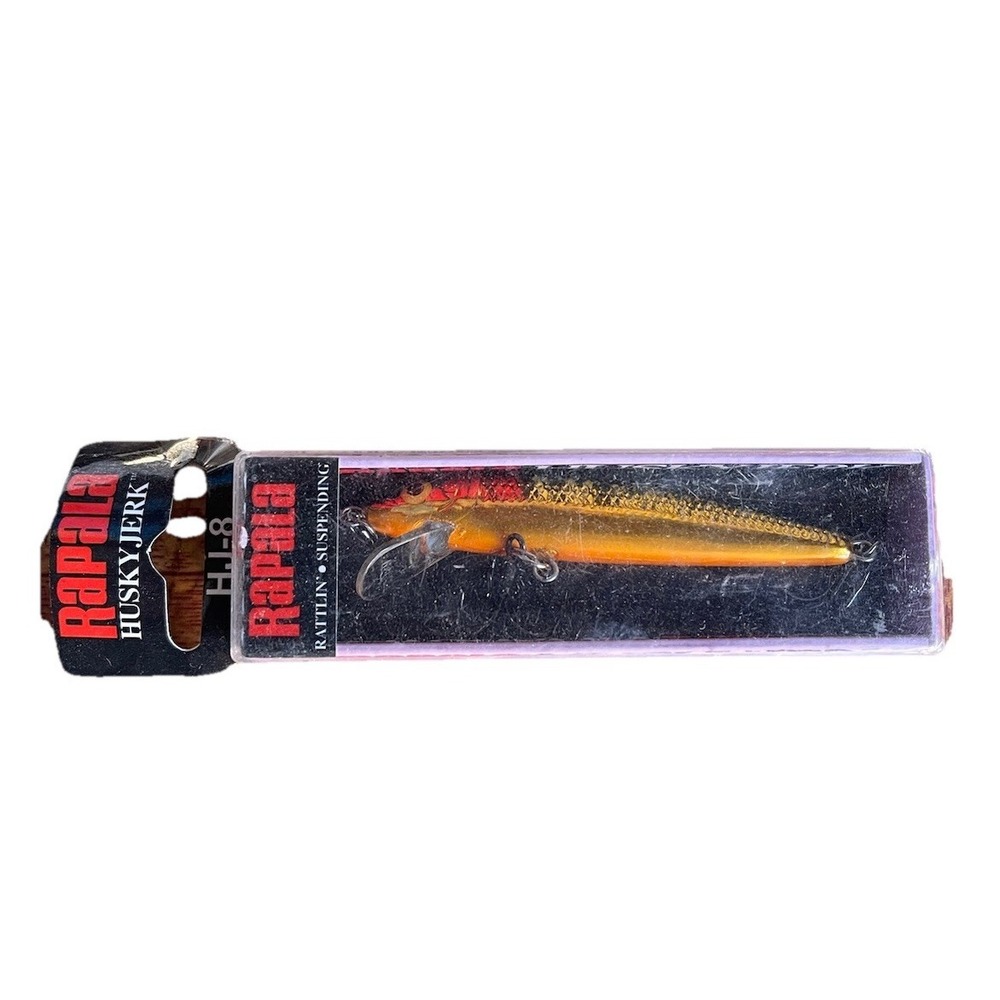 Rapala HJ08  G Husky Jerk Gold 3 1/8" 1/4 oz Fishing Lure Bass HJ-8